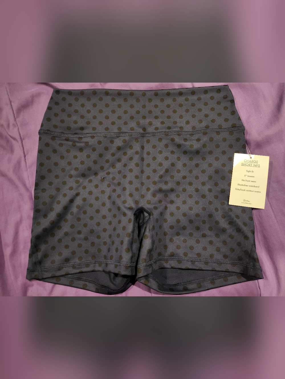 Polka Dot Fleo Shorts XL